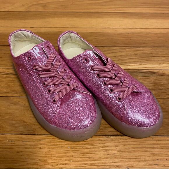 POP Girl Shoes - Pink Sparkle & Light Up - Size 10 - Picture 1 of 4